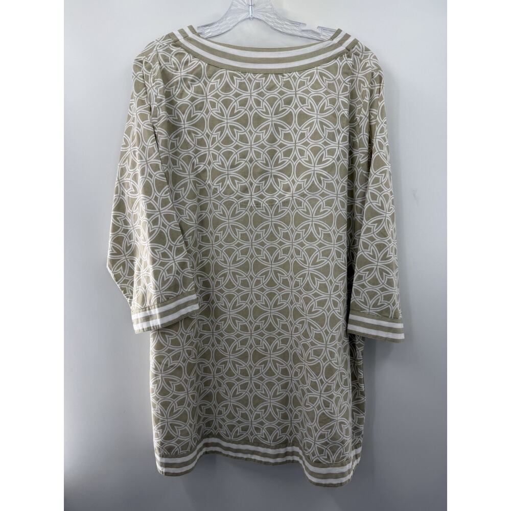 Gretchen Scott Women's Abstract Multicolor Classic 3/4 Sleeve Tunic Top Diva 18 - Picture 7 of 9